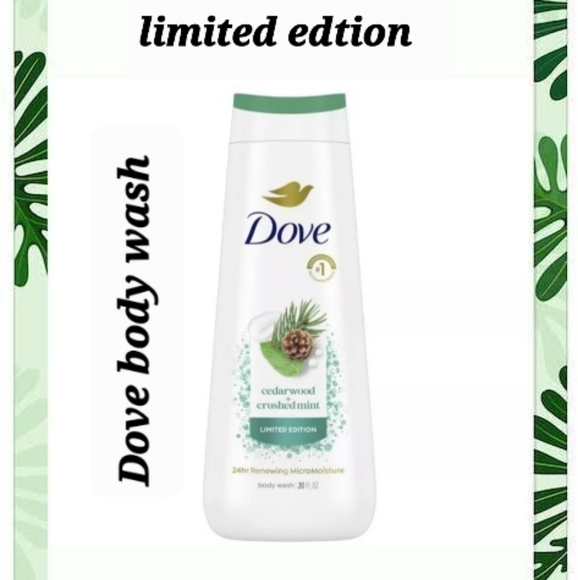 Dove Limited Edition Cedarwood & Crushed Mint Body Wash - Picture 1 of 3